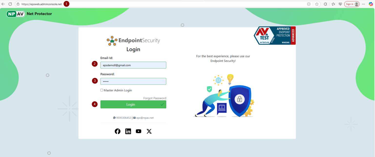 Scan Status Tab of Admin Console (EPS) [WEB] - Product Documentation